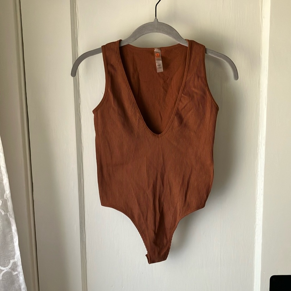 Mono B Reddish Brown Bodysuit Classic One Piece